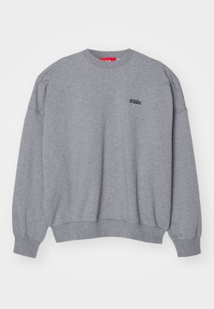 MUTLI MEDIA BUBBLE CREW NECK - Sweatshirt - grey melange