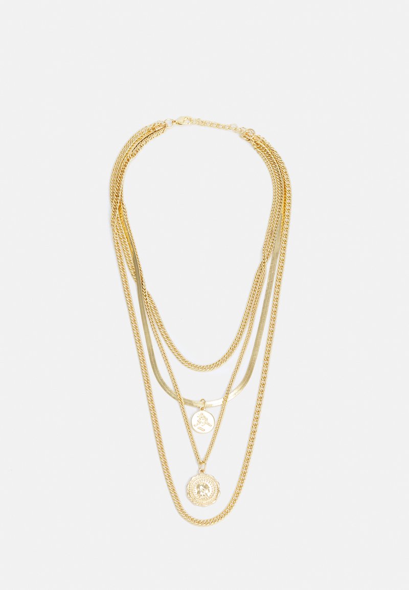 Herren Halsketten | Urban Classics FLAT LAYERING NECKLACE UNISEX Halskette gold-coloured/goldfarben - QT35136 Herren Halsketten | Urban Classics FLAT LAYERING NECKLACE UNISEX Halskette gold-coloured/goldfarben - QT35136