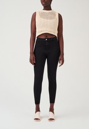 WORKED HIGH RISE SHAPING - Jeans Skinny Fit - bold black