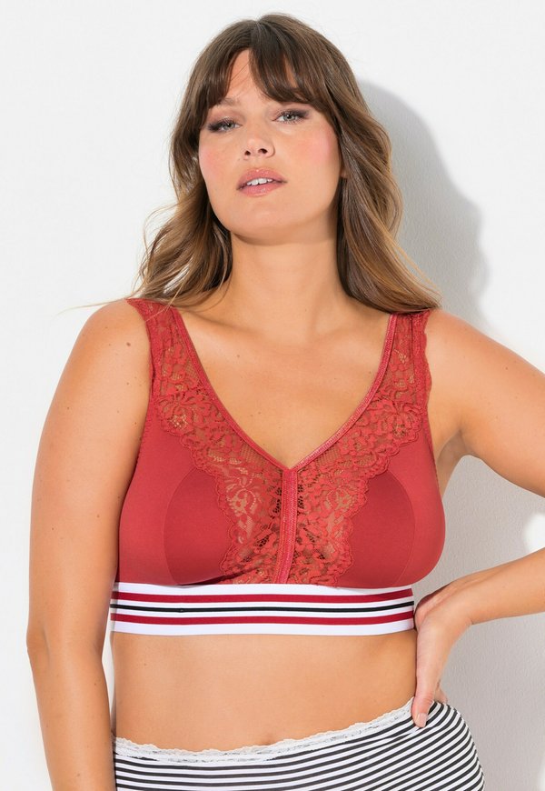 STRIPE - Bustier - salsa