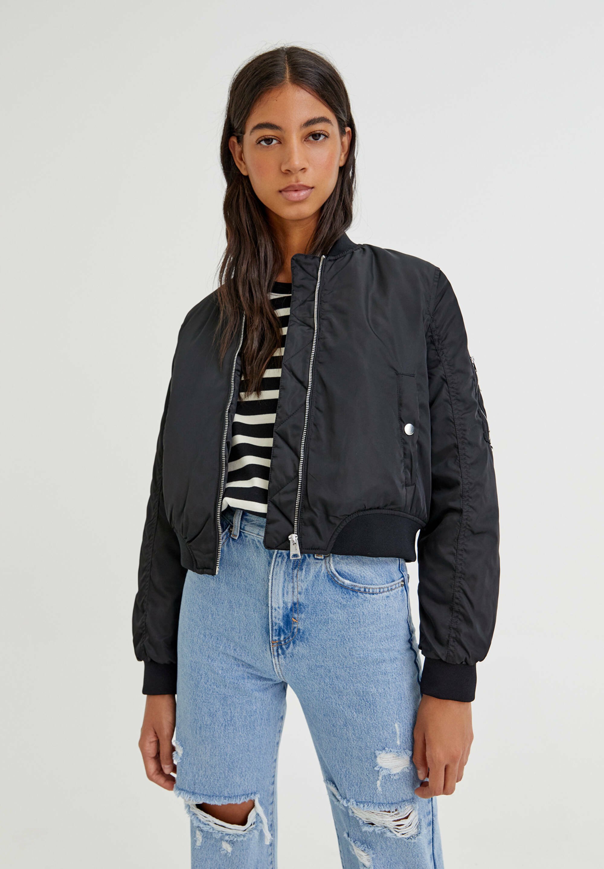 pull and bear bomber donna