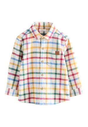 Next, REGULAR FIT - LONG SLEEVE CHECK CHARACTER SHIRT . - Camicia - ecru bright gingham check
