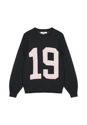 PULL&BEAR, GRAPHIC CREW NECK - SWEATSHIRT - Pullover - black