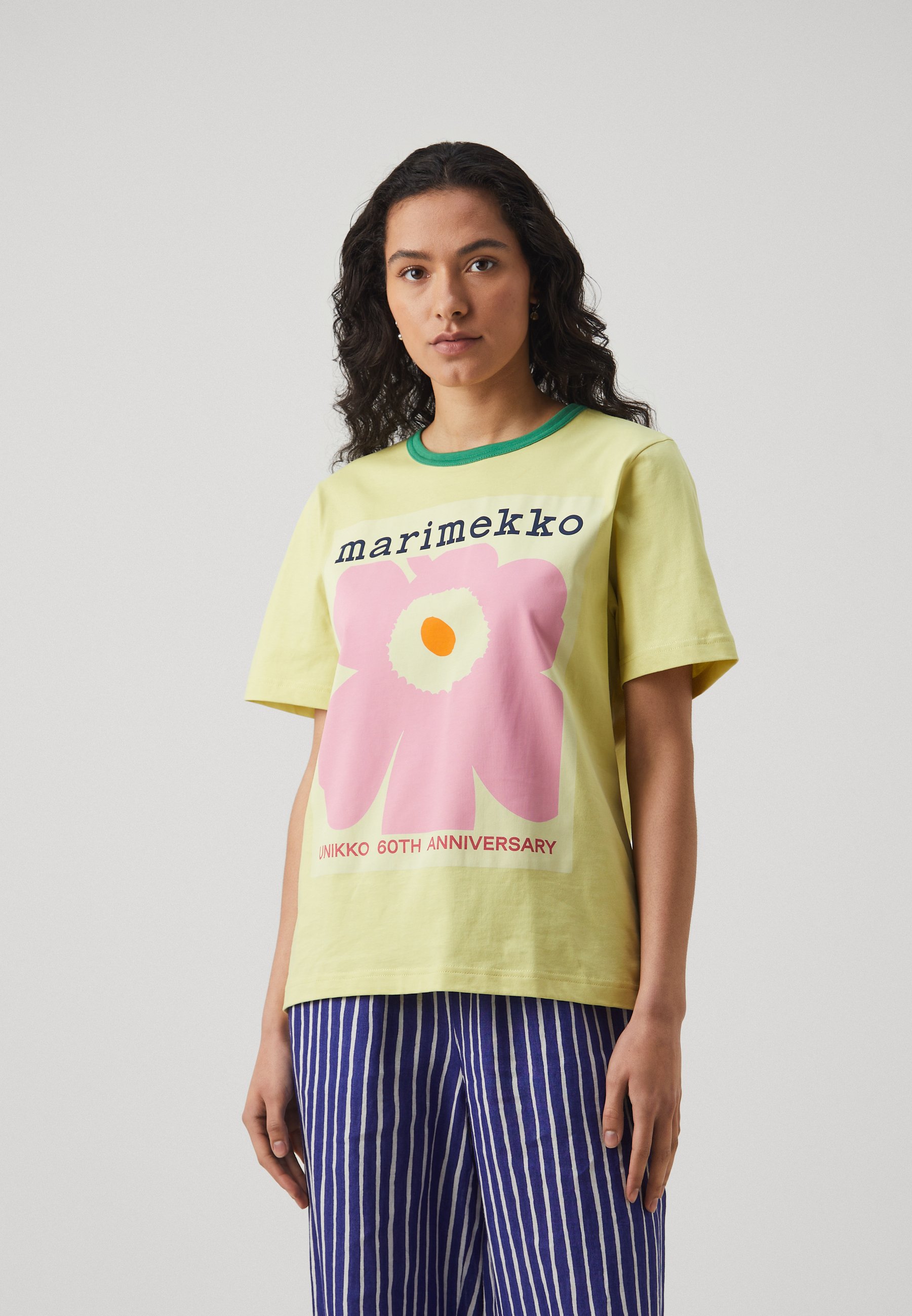 Marimekko ERNA UNIKKO PLACEMENT - Print T-shirt - light