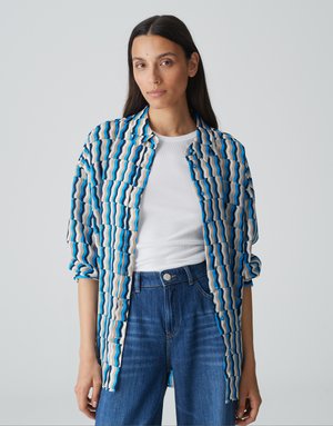 OPUS LANGARM - Hemdbluse - blue up