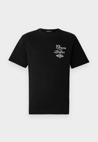 CREW NECK - Potiskana majica - black