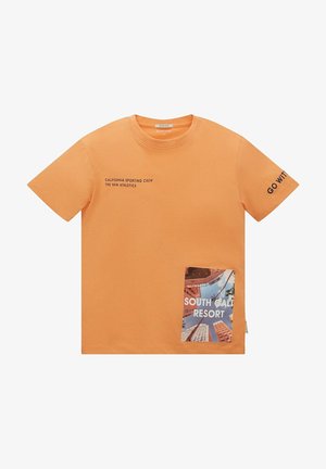 Camiseta estampada - papaya orange