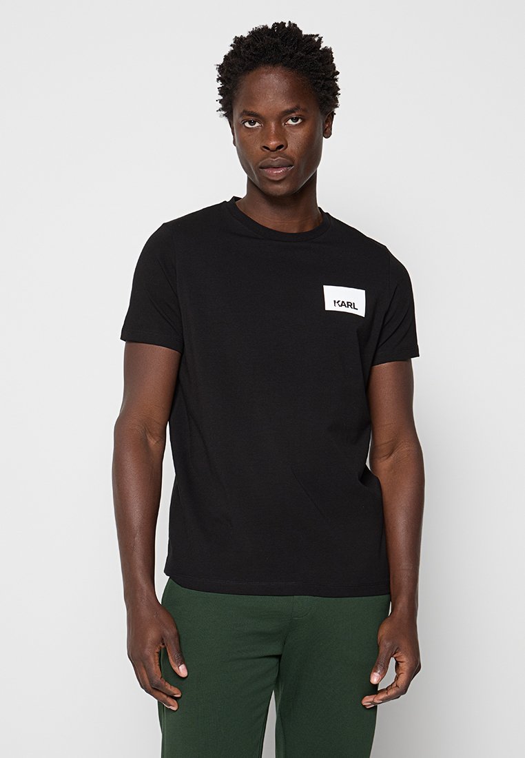 Karl Lagerfeld T-shirt basic zwart