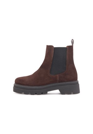 Woden CHELSEA  - Plateaustiefelette - chocolate