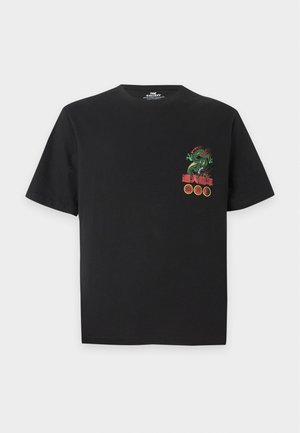 Jack & Jones, JORJAPAN BACK TEE CREW NECK - Тениска с щампа - black