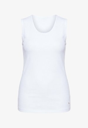 Angel of Style, TOP, KÖRPERNAHE PASSFORM, FRANSENKANTEN - Top - snow white