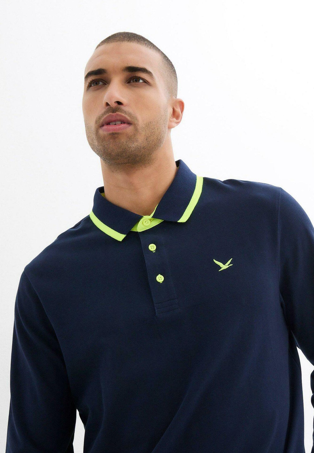 bonprix Maglietta a manica lunga - blue/blu scuro - Zalando.it