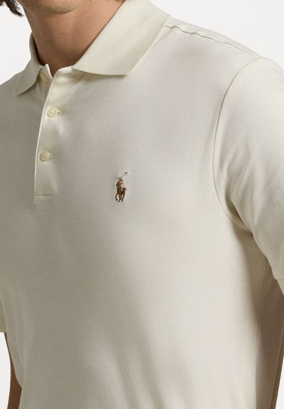 Polo Ralph Lauren CUSTOM SLIM FIT SOFT COTTON POLO SHIRT - Polo majica - parchment cream
