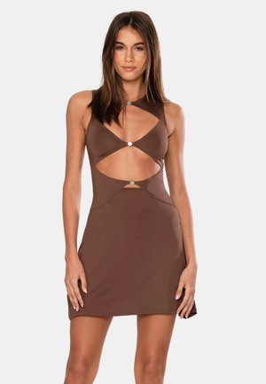 CHIARA CUT OUT - Cocktail dress / Party dress - brown