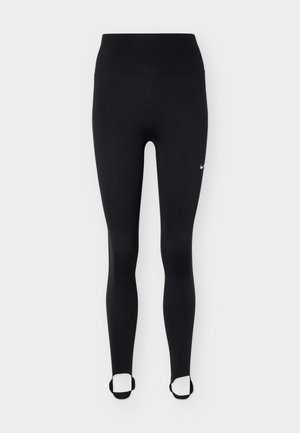 Nike Performance, STIRRUP TIGHT - Leggings - black/white