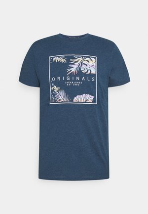 JORHAAZY TEE CREW NECK - Triko s potiskem - ensign blue