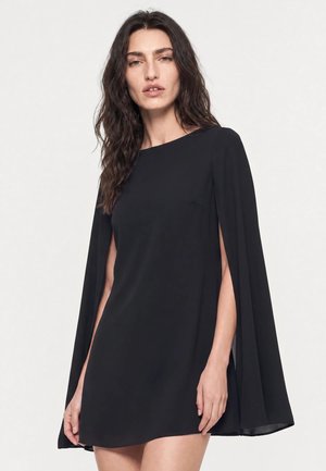 Lauren Ralph Lauren CAPE GEORGETTE COCKTAIL DRESS - Cocktailkleid/festliches Kleid - black