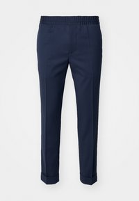 TERRY CROPPED TROUSERS - Παντελόνι - dusk blue