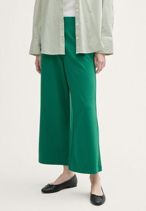 TOM TAILOR DENIM EASY CULOTTE - Wide Leg - luscious pine green