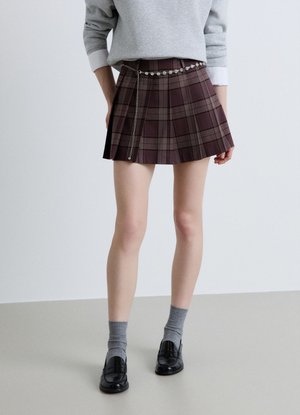 Calliope PANTALONE FANTASIA - Faltenrock - var marrone