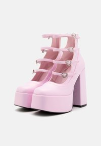 Koi Footwear PEARL DEWDROP PLATFORM HEELS - Visoke pete - pink