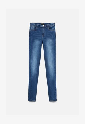 Vero Moda Tall VMTANYA PIPING - Jeggingek - dark blue