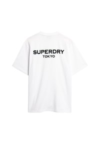 Superdry & Co LUXURY - T-shirt imprimé - brilliant white