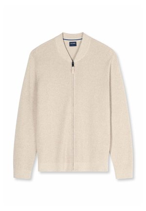 OLYMP, OLYMP CASUAL STRICK, STRICKJACKE - Bomberjacke - hellbeige