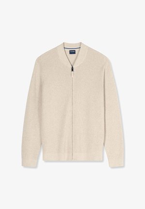 OLYMP, OLYMP CASUAL STRICK, STRICKJACKE - Bomberjacke - hellbeige