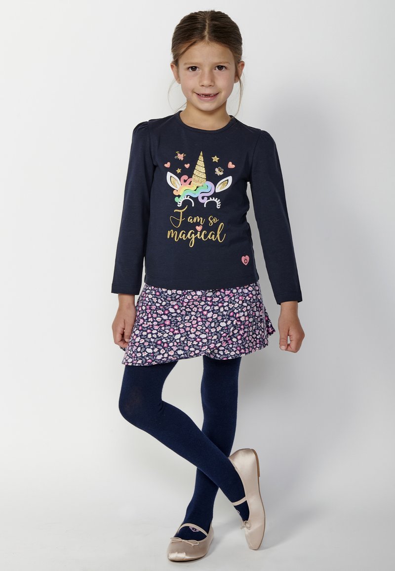 Koroshi Top s dlhým rukávom - navy