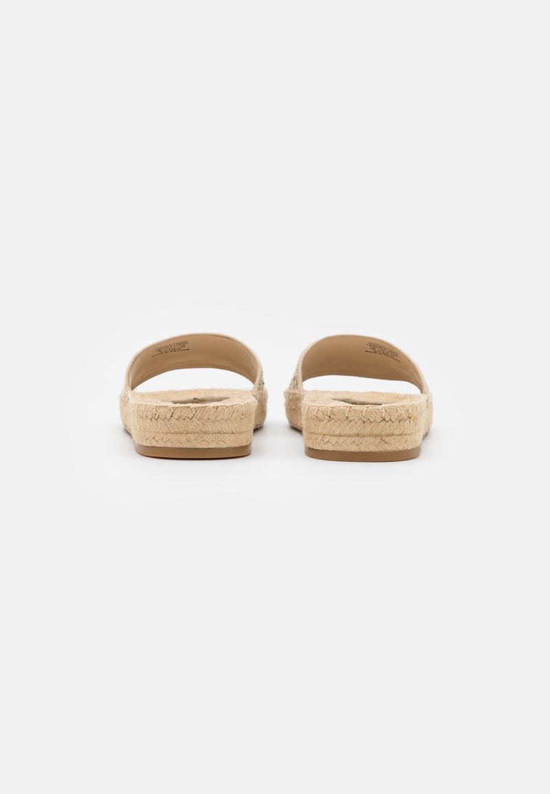 Damen Bekleidung | Tory Burch RIBBON SLIDE Pantolette flach new cream/perfect black/weiß - OF50439 Damen Bekleidung | Tory Burch RIBBON SLIDE Pantolette flach new cream/perfect black/weiß - OF50439