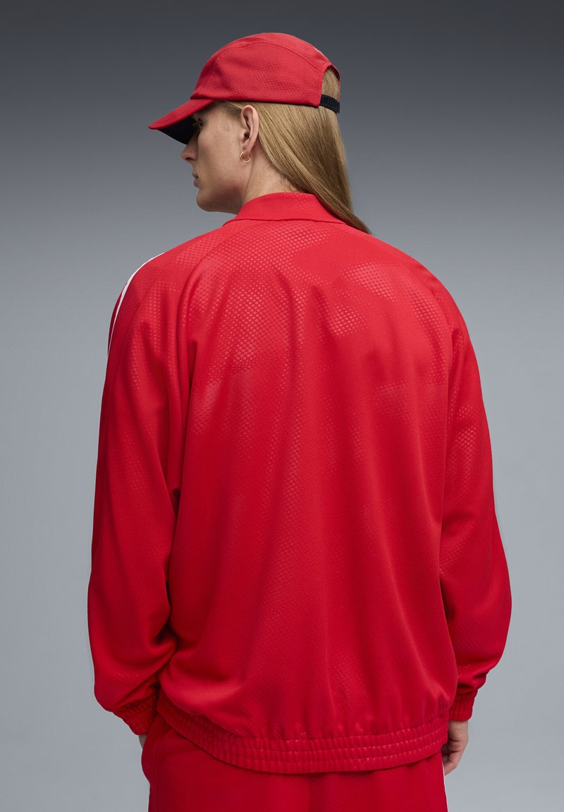 Puma FERRARI T7 OVERSIZED TRACK JKT - Sportovní bunda - rosso corsa