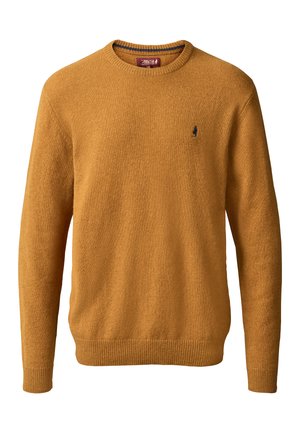 ADRIAN - Strickpullover - leather brown melange