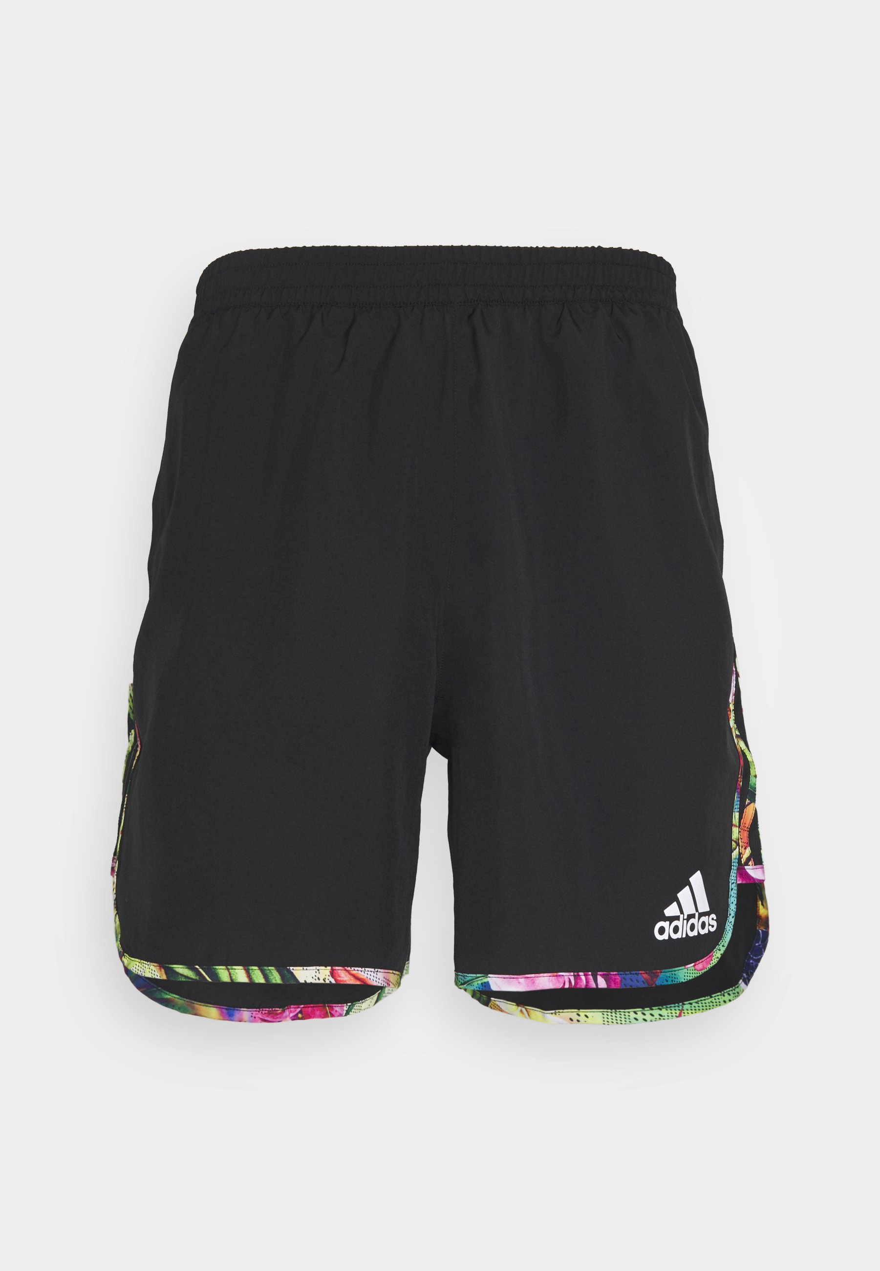 adidas Performance FLORAL - Sports shorts - black - Zalando.de