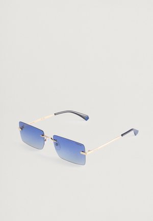 UNISEX - Γυαλιά ηλίου - gold-coloured/blue