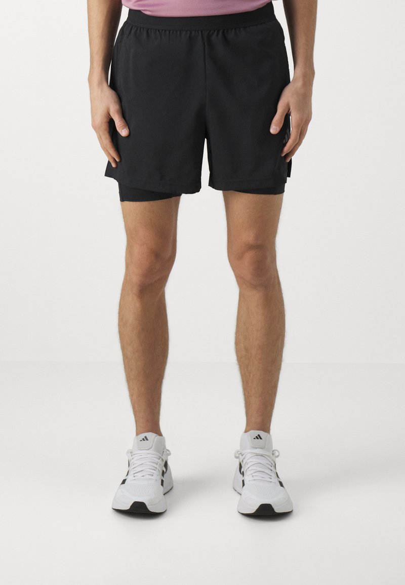 adidas Performance GYM 2-IN-1 - Pantalón corto de deporte - black