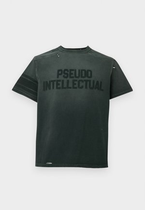 PSEUDO INTELLECTUAL - Marškinėliai su spaudiniu - washed black