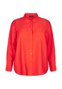 MIT KRAGEN UND BRUSTTASCHEN - Pogājama blūze - flame scarlet