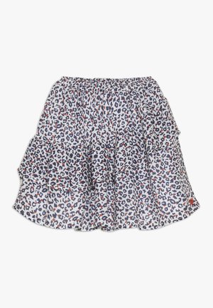 FLUIDSKIRT FLOUNCED PRINTED - A-Linien-Rock - white