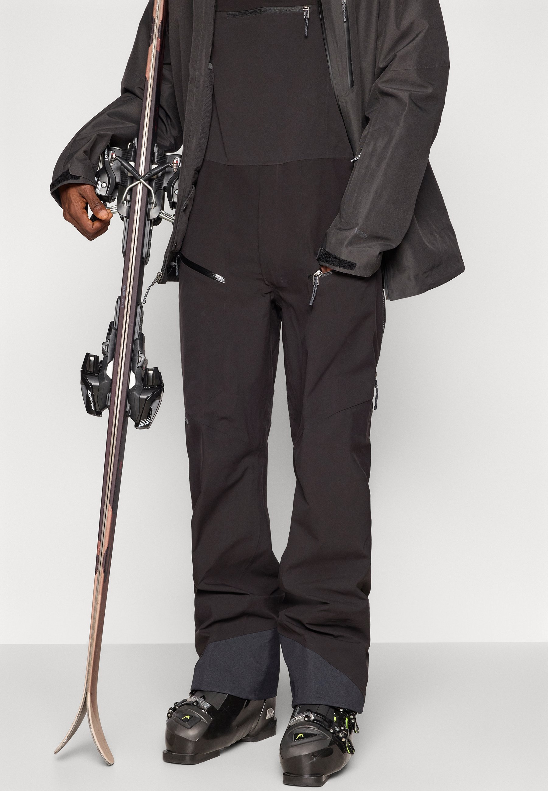 Patagonia SNOWDRIFTER BIBS - Ski pants - black/black - Zalando.co.uk