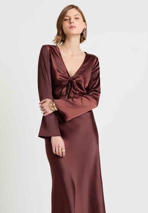 UNITA - Blouse - cioccolato