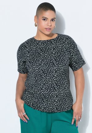 MINIMALIST FLOWERS - T-Shirt print - black