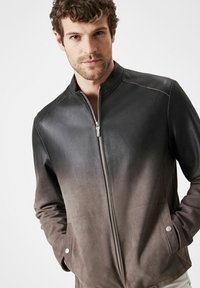 BORIS BECKER Lederjacke beige