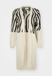 ONLJADE ZEBRA CARDIGAN - Cardigan - whitecap gray/pirate black
