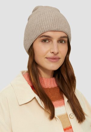 s.Oliver MIT UMSCHLAG - Mütze - hellbraun