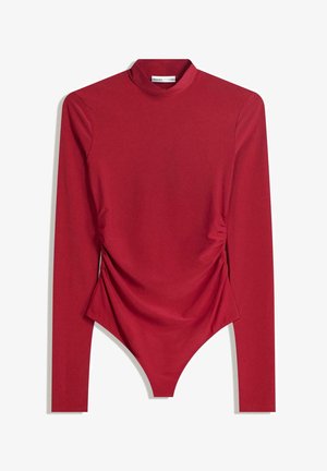 LONG SLEEVE MOCK NECK - Body - red