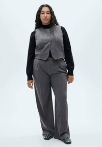 Mango Strukirani kaput - grey