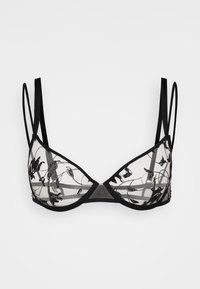 Kaarituelliset rintaliivit - black