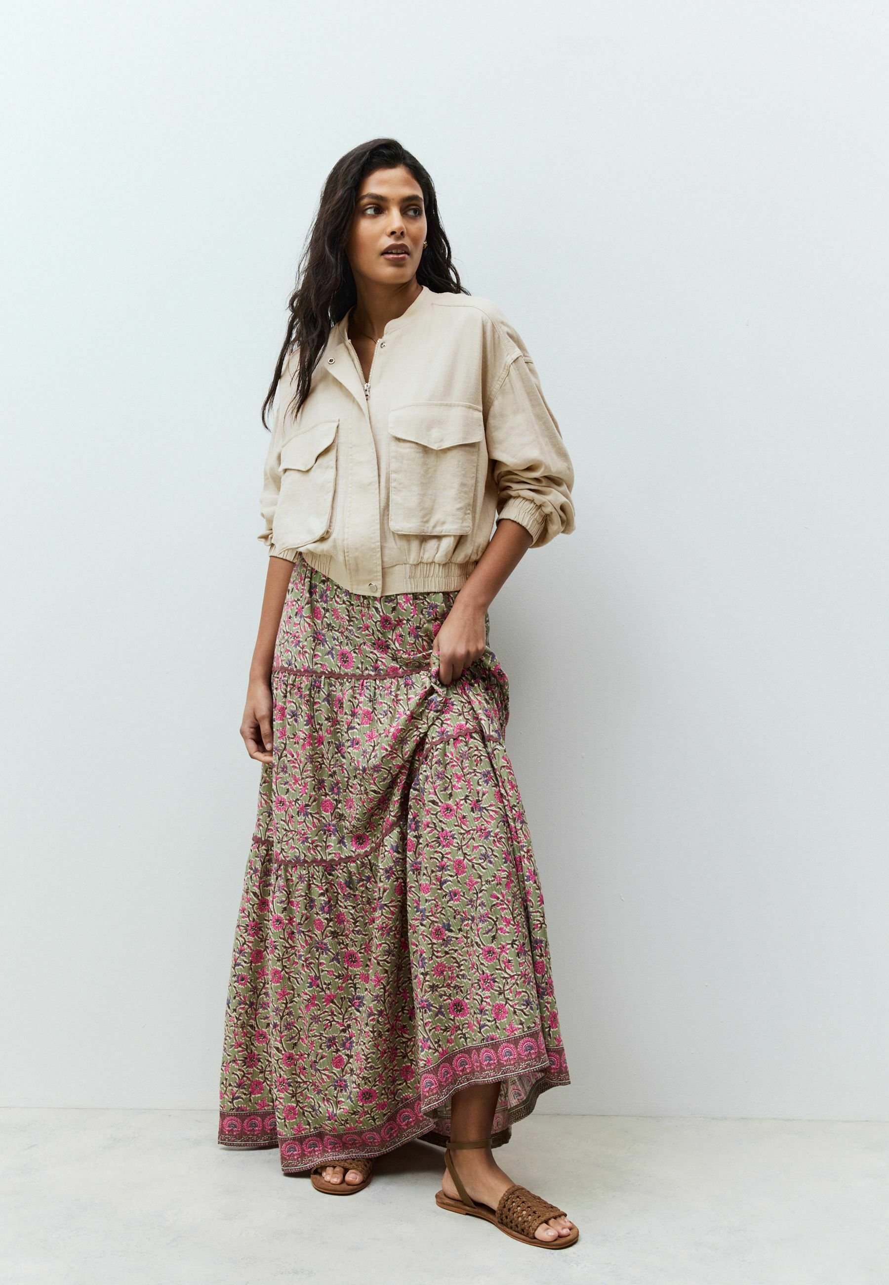 【NONCODE】Rosen Flare Tiered Skirt Marcs | Women's Wonderland Tiered Skirt