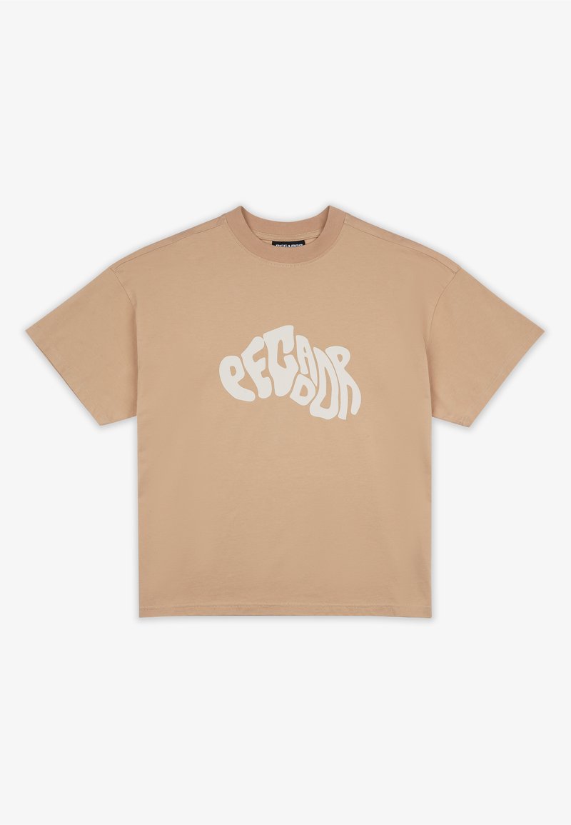 Pegador T-shirt print zandkleur Pegador T-shirt print zandkleur